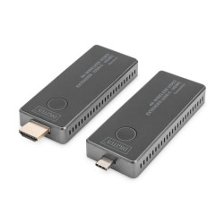 DIGITUS DS-55324 4K Wireless Video Extender Set, 30 m (USB-C - HDMI)