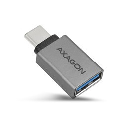 AXAGON RUCM-AFA, redukce USB-C (M) - USB-A (F), USB 3.2 Gen 2, 3A, ALU