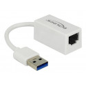 Delock - Síťový adaptér - USB 3.1 Gen 1 - Gigabit Ethernet x 1 - bílá