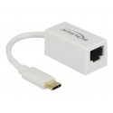 Delock - Síťový adaptér - USB 3.1 Gen 1 - Gigabit Ethernet x 1 - bílá