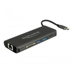 Delock - Dokovací stanice - USB-C 3.1 - HDMI - GigE