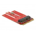 Delock Mini PCIe  M.2 Key E slot - Řadič úložiště - M.2 - 1 Kanál - M.2 Card - PCIe Mini Card