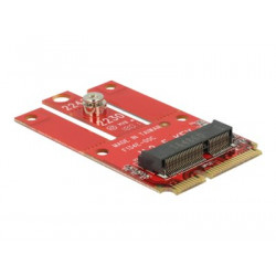 Delock Mini PCIe  M.2 Key E slot - Řadič úložiště - M.2 - 1 Kanál - M.2 Card - PCIe Mini Card