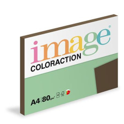 Image Coloraction papír pro výtvarné potřeby A4 80g, Brown - Sytá hnědá, 100 listů