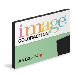 Image Coloraction papír pro výtvarné potřeby A4 80g, Black - Sytá černá, 100 listů