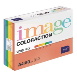 Image Coloraction kancelářský papír A4 80g, Mix intenzivní 5x20, mix - 100