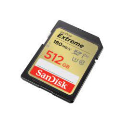 SanDisk SDXC karta 512GB Extreme (190 MB s Class 10, UHS-I U3 V30)