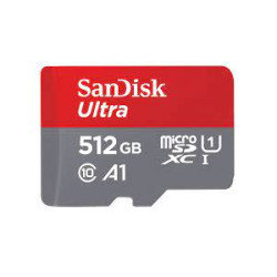 SanDisk MicroSDXC karta 512GB Ultra (120 MB s, A1 Class 10 UHS-I, Android) + adaptér