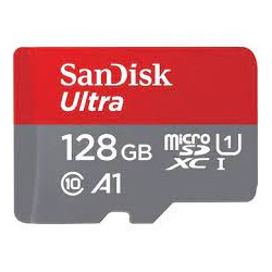 SanDisk MicroSDXC karta 128GB Ultra (120 MB s, A1 Class 10 UHS-I, Android) + adaptér