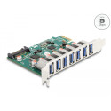 PCI Express x1 Card to 7 x external USB, PCI Express x1 Card to 7 x external USB