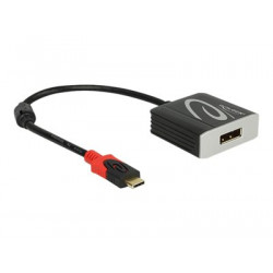 Delock - Externí video adaptér - VL100 - USB-C - DisplayPort - černá - maloobchod
