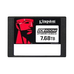 Kingston SSD DC600M 7680GB SATA III 2.5" 3D TLC (čtení zápis: 560 530MBs; 94 34k IOPS; 1DWPD), Mixed-use