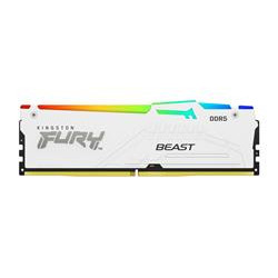 Kingston FURY Beast DDR5 16GB 6000MT s DIMM CL30 RGB XMP White