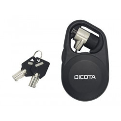 DICOTA Security T-Lock - Bezpečnostní kabelový zámek - černá - 1.3 m