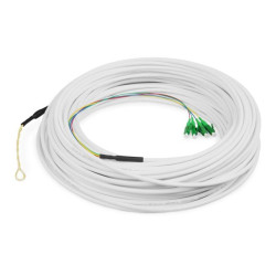 DIGITUS FTTH Drop kabel, Singlemode, 4 vlákna, OS2, 9 125µ, 4 LC APC, 30 m