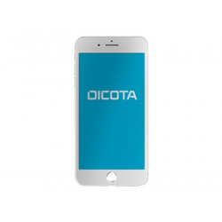 DICOTA Secret - Ochrana obrazovky pro mobilní telefon - s bezpečnostním filtrem - dvoucestné - lepicí - černá - pro Apple iPhone 8, SE (2nd generation)