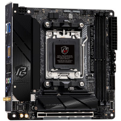 ASRock B650I Lightning WiFi AMD B650 AM5 2x DDR5 DIMM 2x M.2 HDMI USB-C WiFi Mini-ITX