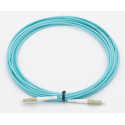 XtendLan FO patch LC-LC 5m 50 125, OM3, simplex, G.652d, LS0H, armovaný kabel, kulatý, 3mm