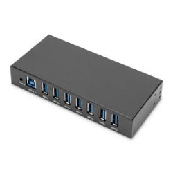 DIGITUS DA-70258 USB 3.0 Hub 7-port, průmyslová řada