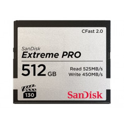 SanDisk Extreme Pro - Paměťová karta flash - 512 GB - CFast 2.0