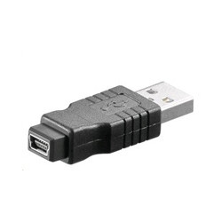 PREMIUMCORD Redukce USB 2.0 A - MINI-B 5 PIN (M F)