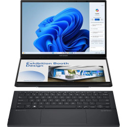 ASUS Zenbook Duo 14 OLED - Intel Ultra 9 185H 32GB 2TB SSD 14" 2,8K OLED Touch 120Hz 2y PUR Win 11 Pro šedá