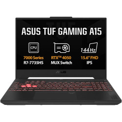 ASUS TUF Gaming A15 15,6" R5-7535HS 16GB 512GB RTX 4050 bez OS