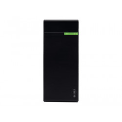 Leitz Complete High Speed Powerbank 10400 - Power banka - 5200 mAh - 2 A - 2 výstupní konektory (USB) - na kabelu: Micro-USB - černá