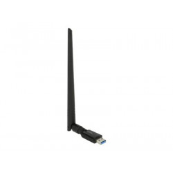 Delock USB 3.0 Dual Band WLAN ac a b g n Stick - Síťový adaptér - USB 3.0 - 802.11ac - černá