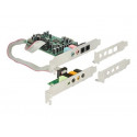 Delock - Zvuková karta - 24 bitů - 192 kHz - 92 dB SNR - 7.1 - PCIe - CM8828+CM9882A