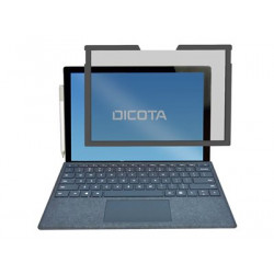 DICOTA Secret - Filtr pro zvýšení soukromí k notebooku - dvoucestné - odstranitelné - magnetické - šířka 12,3" - černá - pro Microsoft Surface Pro 4