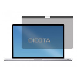 DICOTA Secret - Filtr pro zvýšení soukromí k notebooku - dvoucestné - 15" - černá - pro Apple MacBook Pro 15.4" (Early 2011, Early 2013, Early 2015, Late 2011, Late 2013, Mid 2012, Mid 2014, Mid 2015)