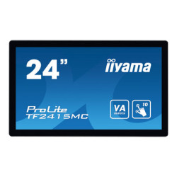 iiyama ProLite TF2415MC-B2 - LED monitor - 23.8" - open frame - dotykový displej - 1920 x 1080 Full HD (1080p) @ 60 Hz - VA - 350 cd m2 - 3000:1 - 16 ms - HDMI, VGA, DisplayPort - černá