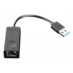 Lenovo ThinkPad USB 3.0 Ethernet adapter - Síťový adaptér - USB 3.0 - Gigabit Ethernet - pro IdeaCentre AIO 3 24; 3 27; ThinkBook 14 G4+ IAP; ThinkPad X1 Carbon Gen 10; V15