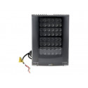AXIS T90D90 - Infračervený iluminátor - montáž na strop, montáž na sloupek, montáž na stěnu - 24 V - interiér, venkovní použití - 100 Watt - černá - pro AXIS P1455-LE, P1455-LE-3 License Plate Verifier Kit, V5938 50 Hz