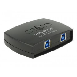 Delock USB 3.0 Sharing Switch 2 - 1 - USB periferní sharing switch - 2 x SuperSpeed USB 3.0 - desktop