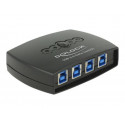 Delock USB 3.0 Sharing Switch 4 - 1 - USB periferní sharing switch - 4 x SuperSpeed USB 3.0 - desktop