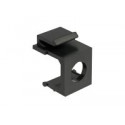 Delock - Modular insert (cutout) - černá - 1 port (balení 4)