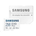 Samsung paměťová karta 256GB EVO Plus micro SDXC + SD adaptér
