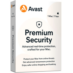 Renew AVAST Premium Security for Mac - 1 PC 1Y