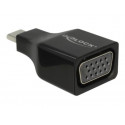 Delock - Externí video adaptér - USB-C - VGA - černá