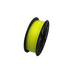GEMBIRD Tisková struna (filament) PLA, 1,75mm, 1kg, fluorescentní, žlutá