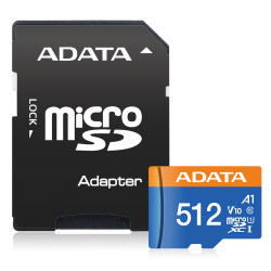 ADATA MicroSDXC 512GB UHS-I 100 25MB s + adapter