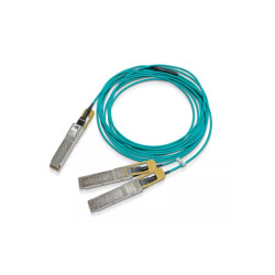 Mellanox - Kabel pro přímé připojení 200GBase - QSFP56 do QSFP56 - 3 m - 3 mm - optické vlákno - neobsahuje halogen, Active Optical Cable (AOC)