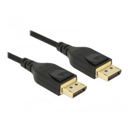Delock - Kabel DisplayPort - DisplayPort (M) do DisplayPort (M) - DisplayPort 1.4 - 1 m - podpora 8K - černá