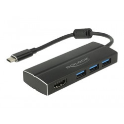 Delock - Retail Pack - dokovací stanice - USB-C 3.1 Thunderbolt 3 - HDMI