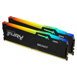 KINGSTON FURY Beast Black RGB XMP 32GB DDR5 6800MT s CL34 DIMM Kit 2x 16GB
