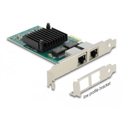 DELOCK, PCI Express x1 Card 2 x RJ45 Gigabit LAN