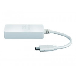 D-Link DUB-E130 - Síťový adaptér - USB-C - Gigabit Ethernet x 1