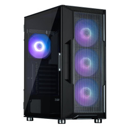 Zalman skříň I3 Neo ARGB black ATX 4x120 ARGB fan 2xUSB 3.0 1xUSB 2.0 prosklená bočnice mesh panel černá